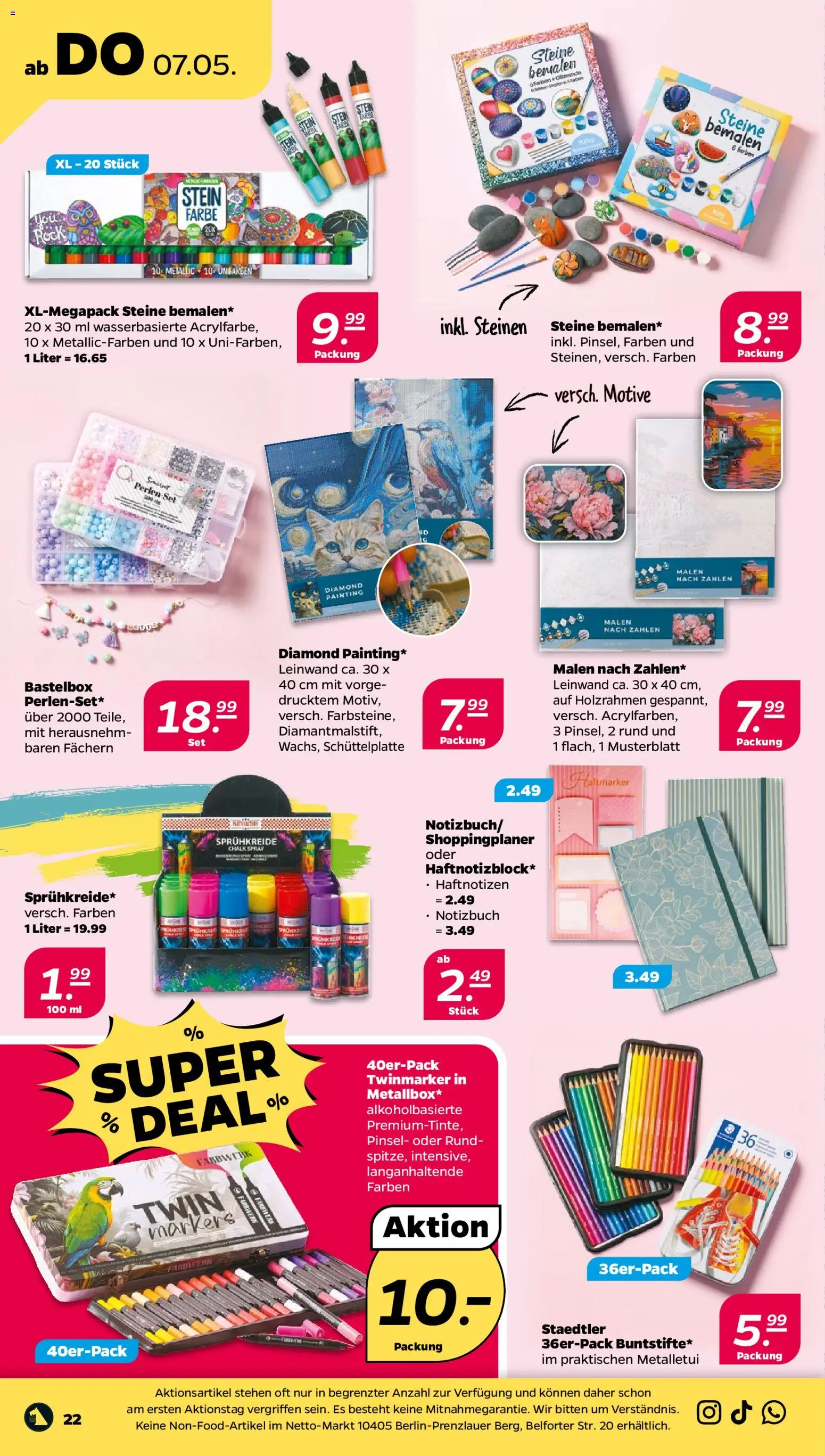 Netto Prospekt 	 – gültig ab 04.05.2026 | Seite: 26 | Produkte: Pinsel, Notizbuch