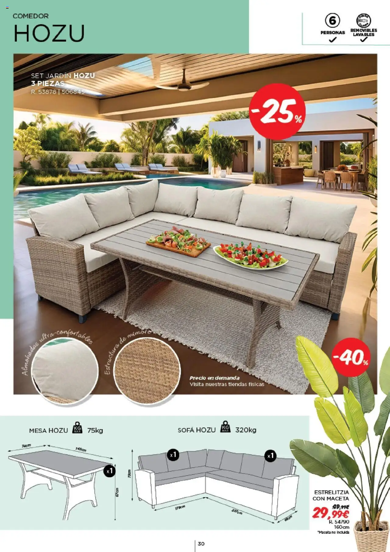 Espaço Casa - Catálogo AireLibre 2025 │ válido de 12.05.2025 | Página: 30 | Produtos: Sofá, Mesa