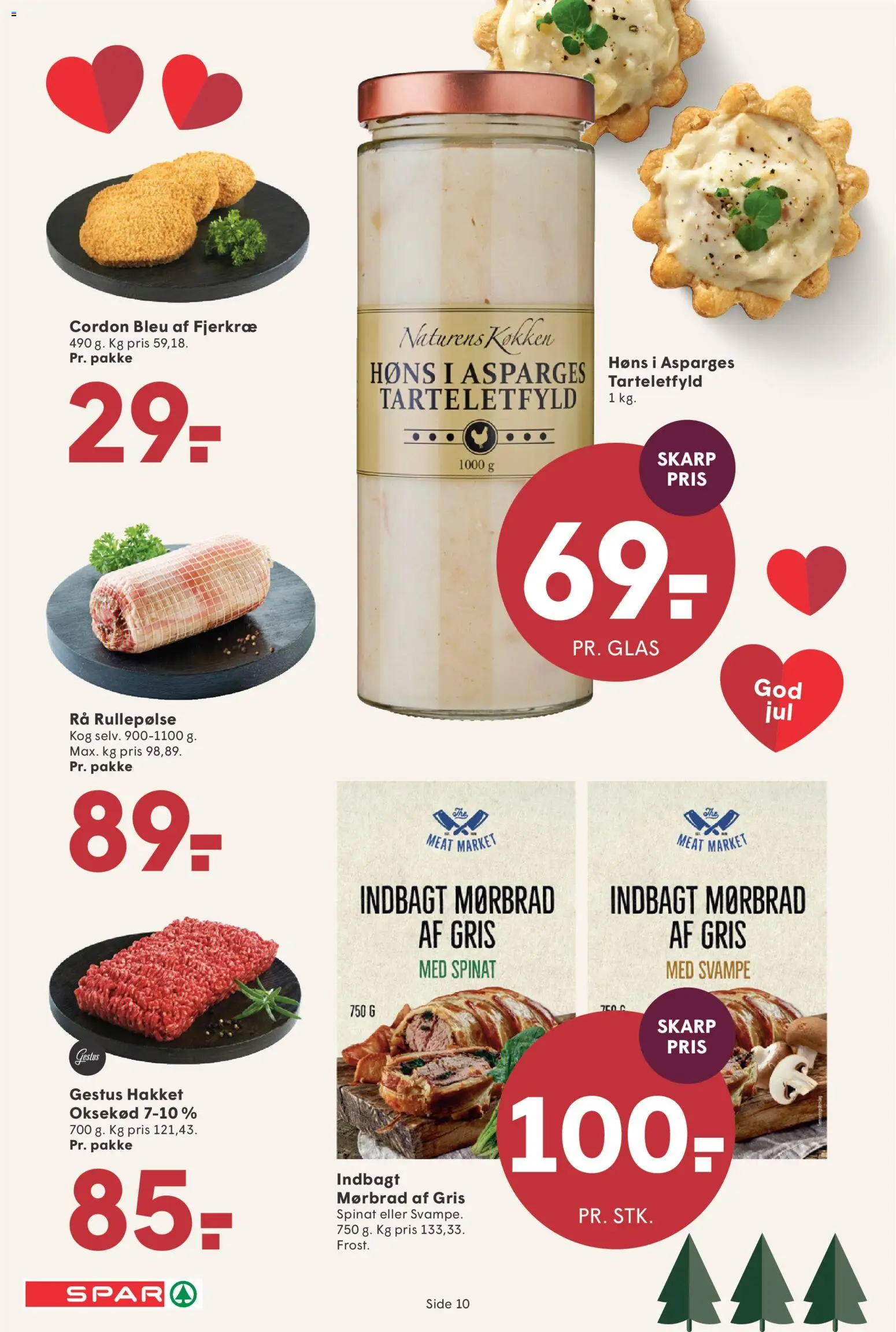 Spar tilbudsavis – gyldig fra 28.11.2025 | Side: 14 | Produkter: Svampe, Oksekød, Rullepølse, Spinat