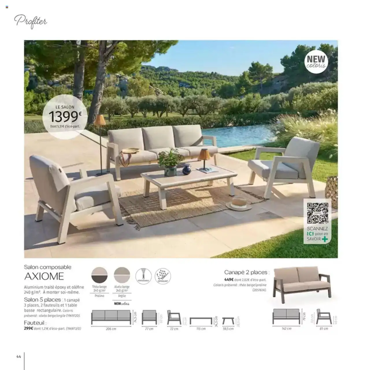  | Page: 44 | Produits: Argile, Canapé, Fauteuil, Table