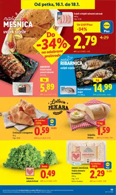 Katalog Lidl - Pregled kataloga iz trgovine Lidl, vrijedi od 12.01.2026 | Stranica: 63
