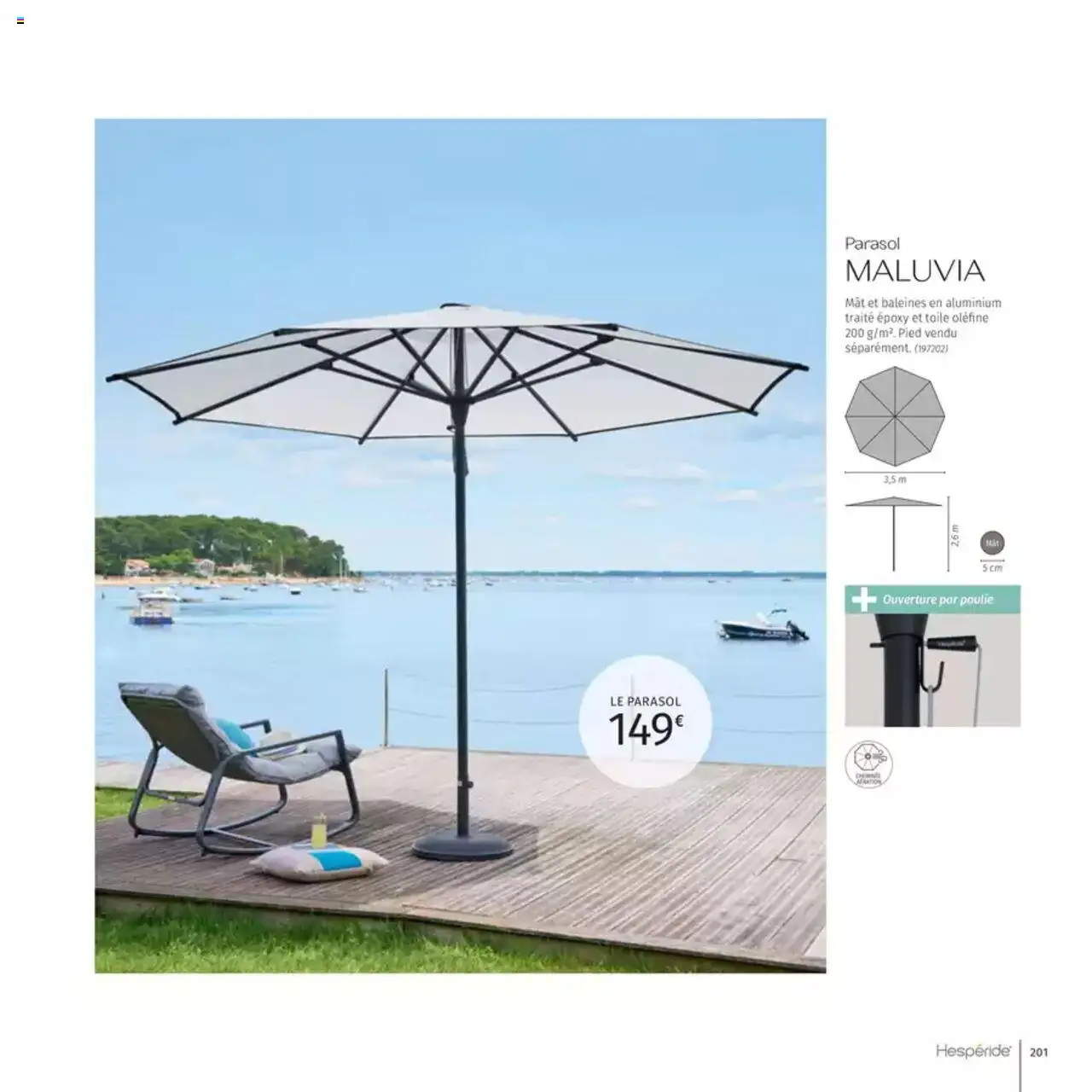  | Page: 201 | Produits: Parasol