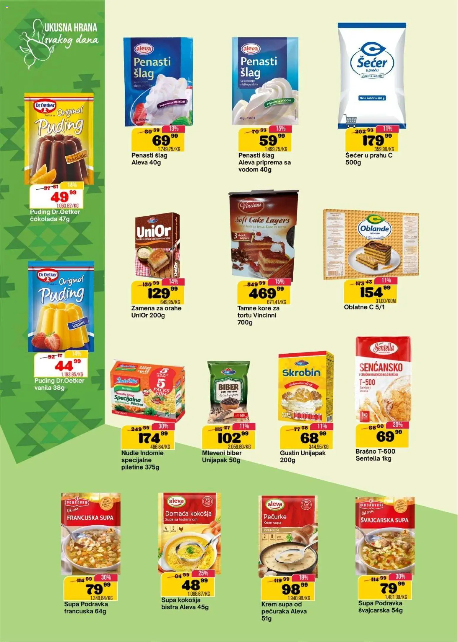 Senta Promet katalog - važi od 11.02.2026 | Strana: 10 | Proizvode: Mleveni biber, Podravka, Hleb, Čokolada