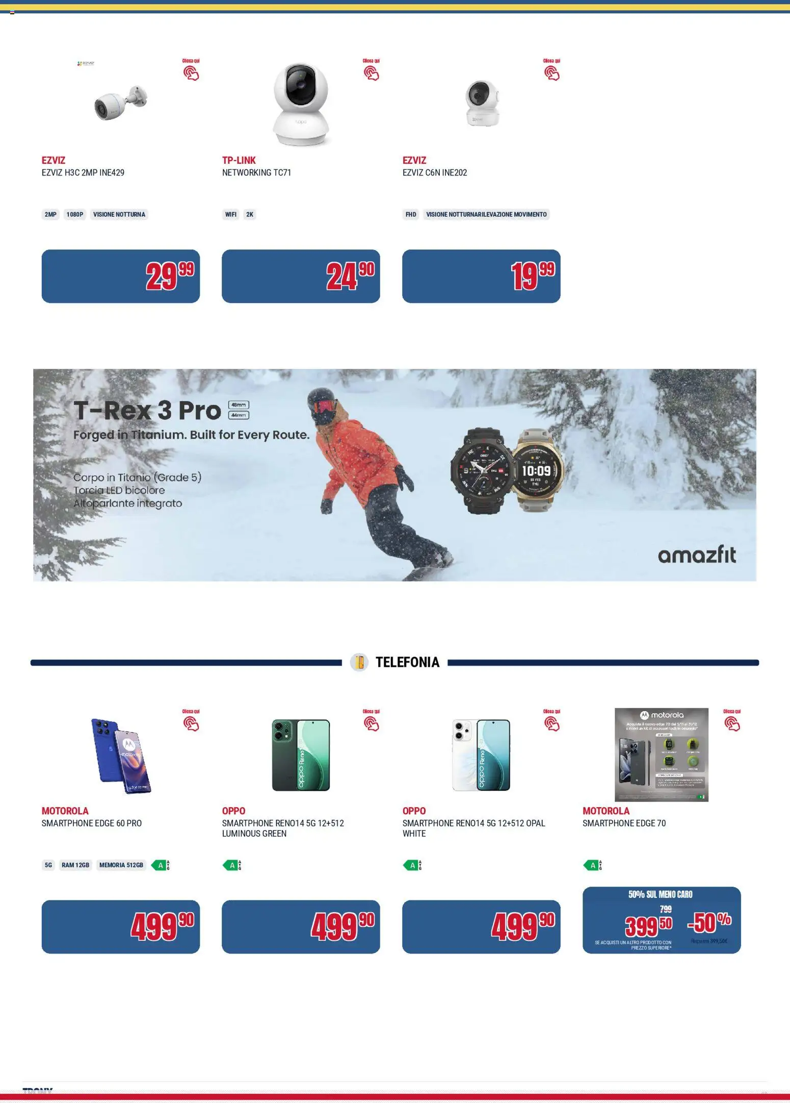 Volantino Trony del 04.12.2025 | Pagina: 8 | Prodotti: Altoparlante, Torcia, Smartphone