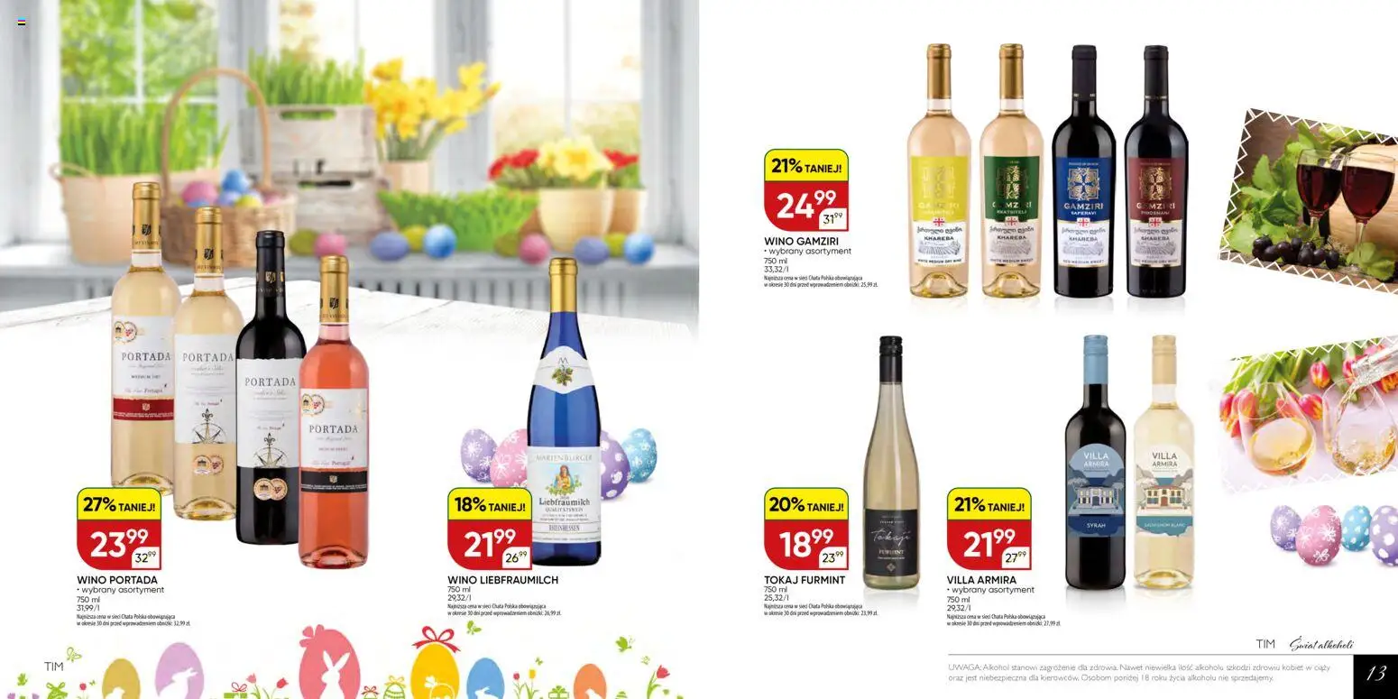 Chata Polska gazetka - Mocna Oferta od 24.03.2026 | Strona: 7 | Produkty: Półka, Wino, Alkohol, Portada wino