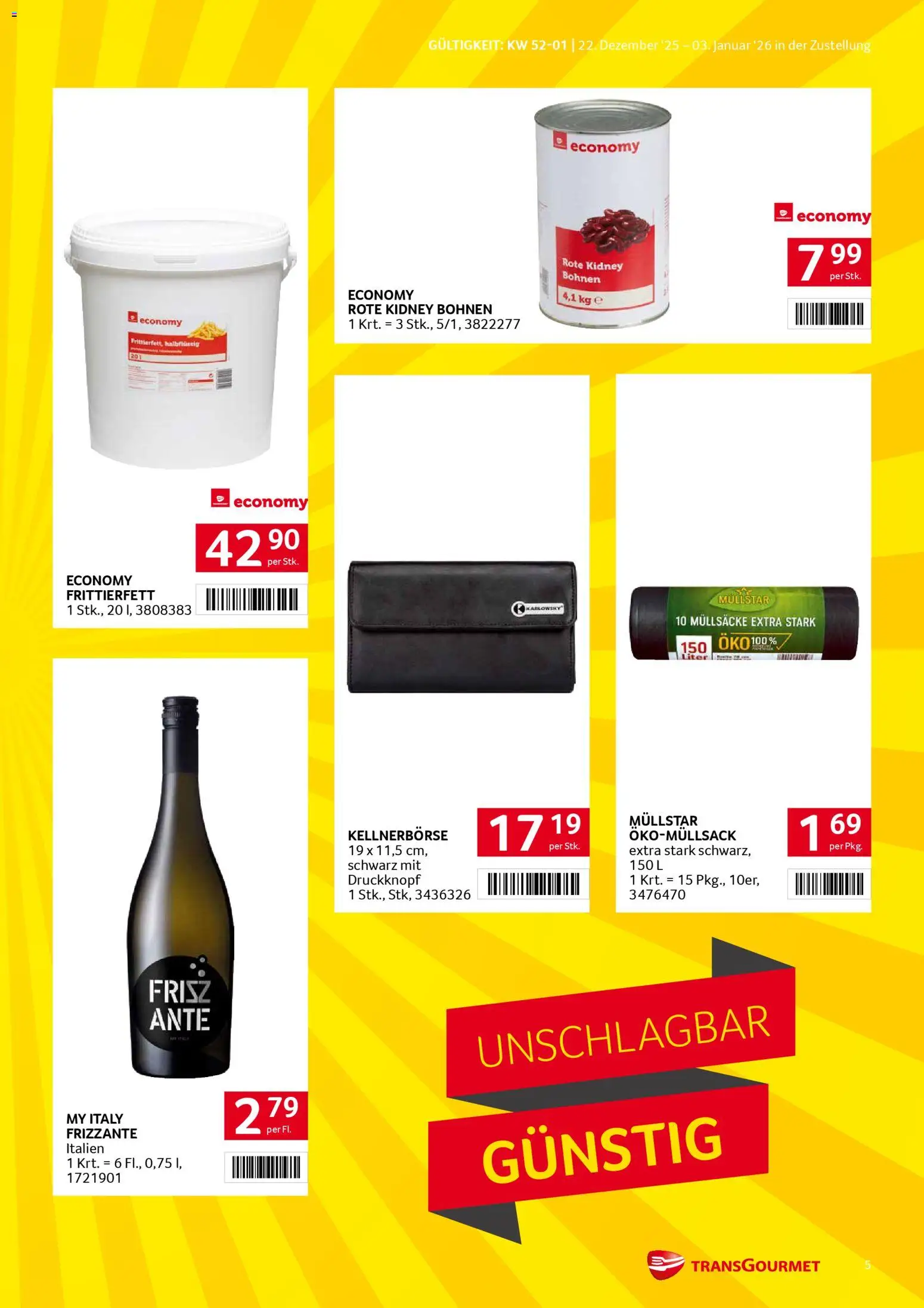 Transgourmet Zustellaktion gültig ab 22.12.2025 | Seite: 5