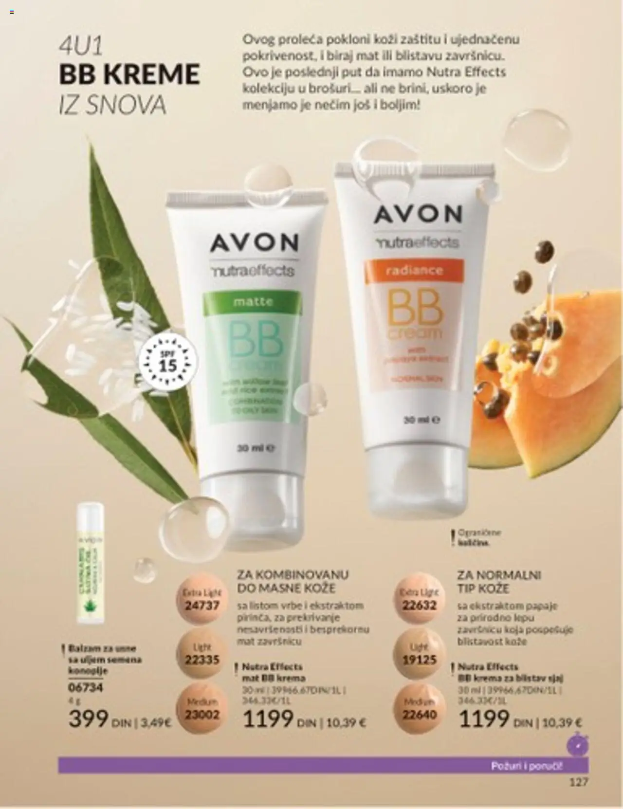AVON katalog - važi od 01.07.2025 | Strana: 127 | Proizvode: BB krema, Balzam, Krema