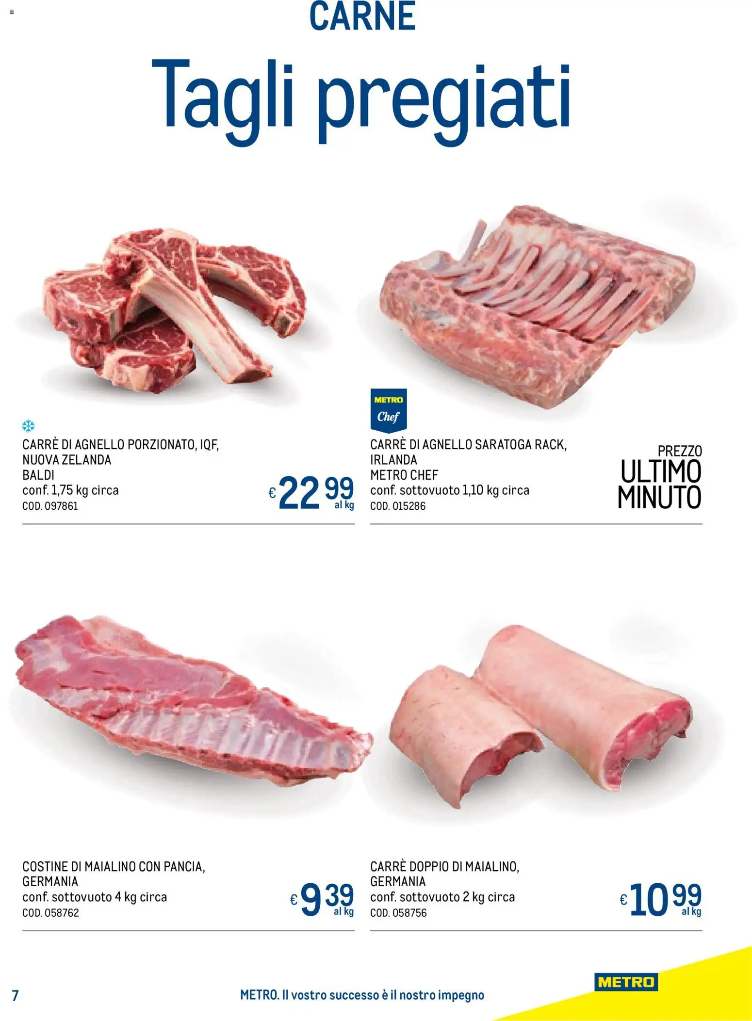 Volantino Metro del 20.11.2025 | Pagina: 7 | Prodotti: Agnello