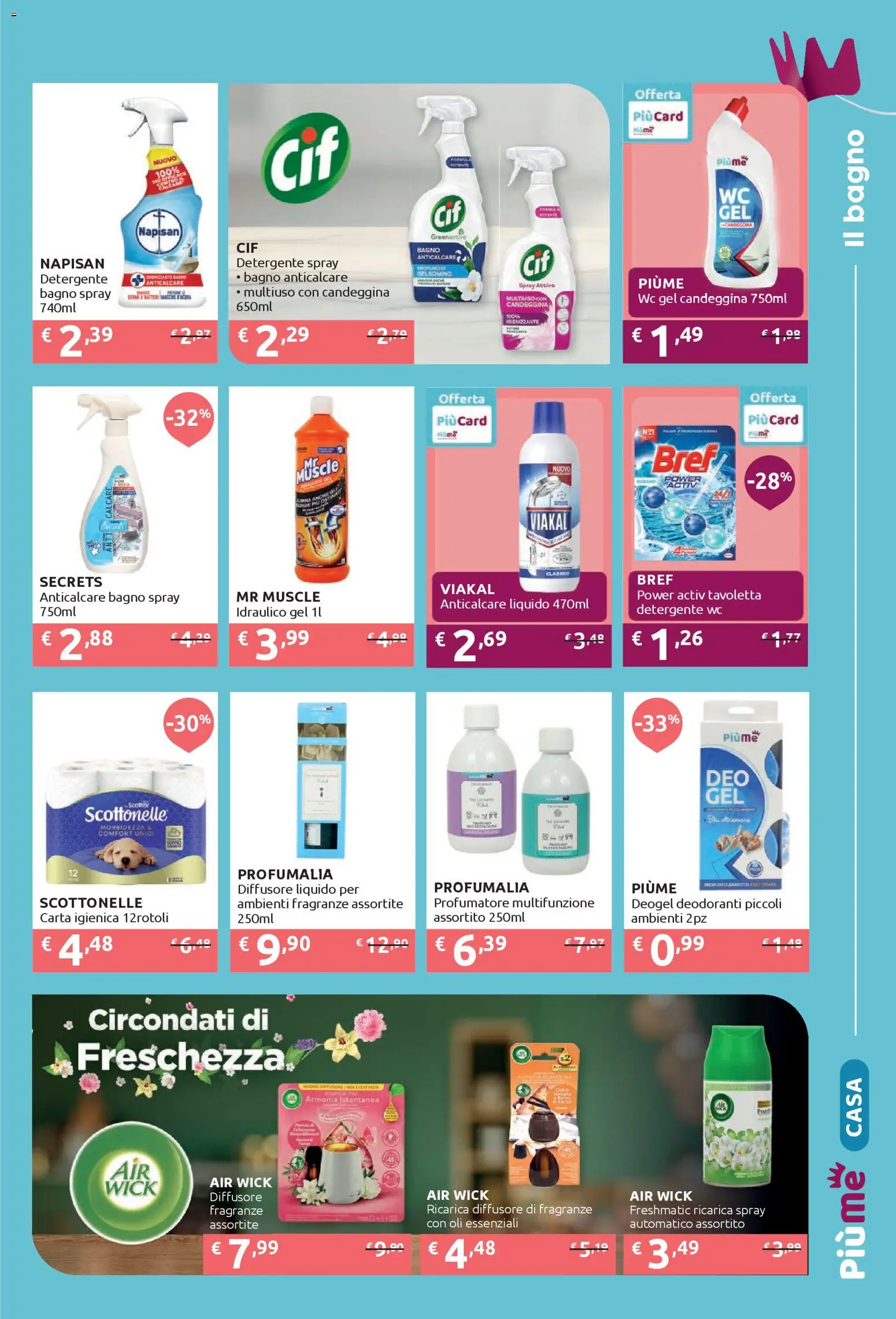 Volantino IperSoap del 30.03.2026 | Pagina: 5 | Prodotti: Carta igienica, Detergente, Anticalcare, WC