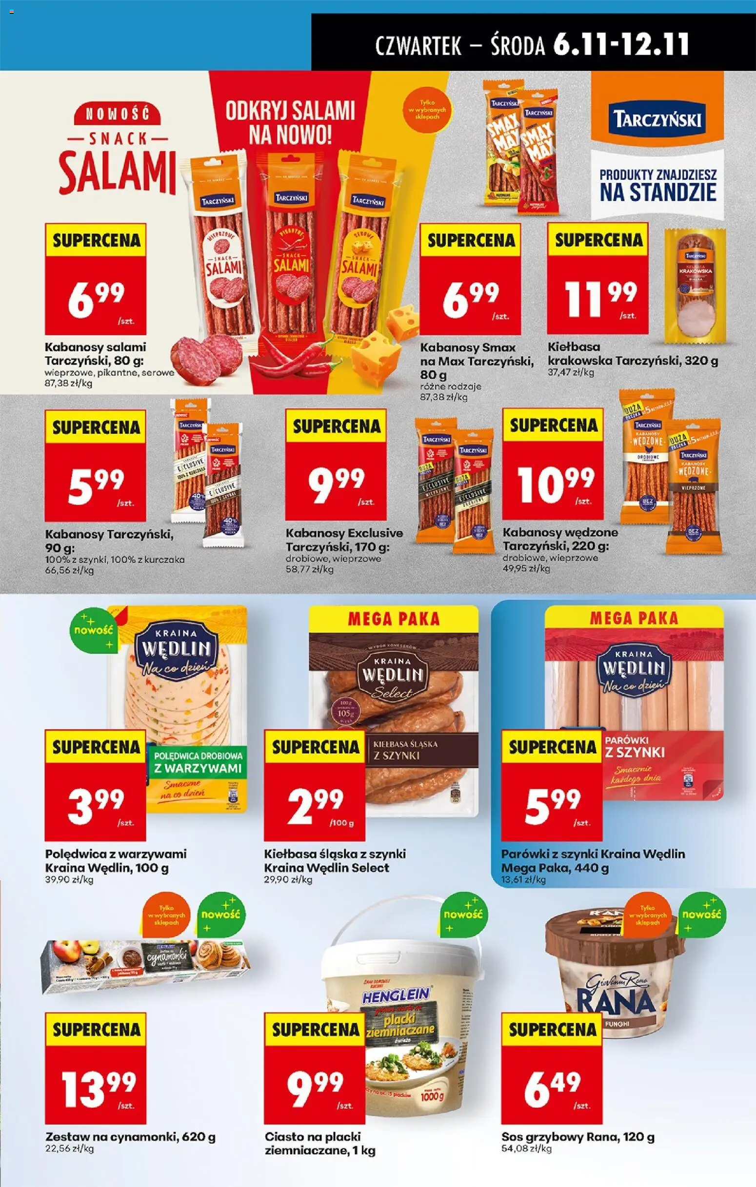 Biedronka gazetka - Oferta w tym tygodniu od 06.11.2025 | Strona: 35 | Produkty: Kiełbasa, Parówki z szynki, Parówki, Kiełbasa krakowska
