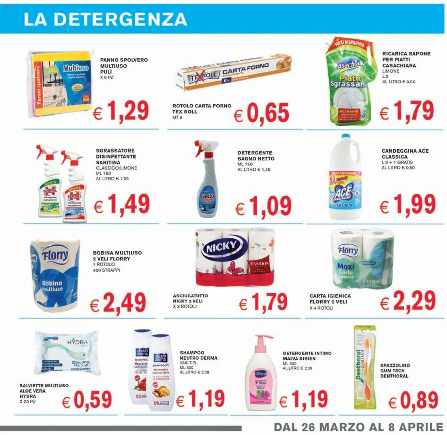 Volantino Coal del 26.03.2026 | Pagina: 11 | Prodotti: Shampoo, Candeggina, Forno, Bagno