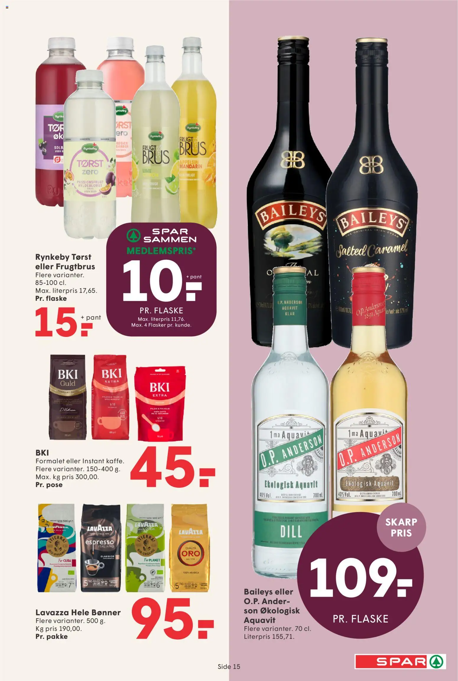 Spar tilbudsavis – gyldig fra 20.02.2026 | Side: 15 | Produkter: Amendoins, Lime, Bønner, Passionsfrugt