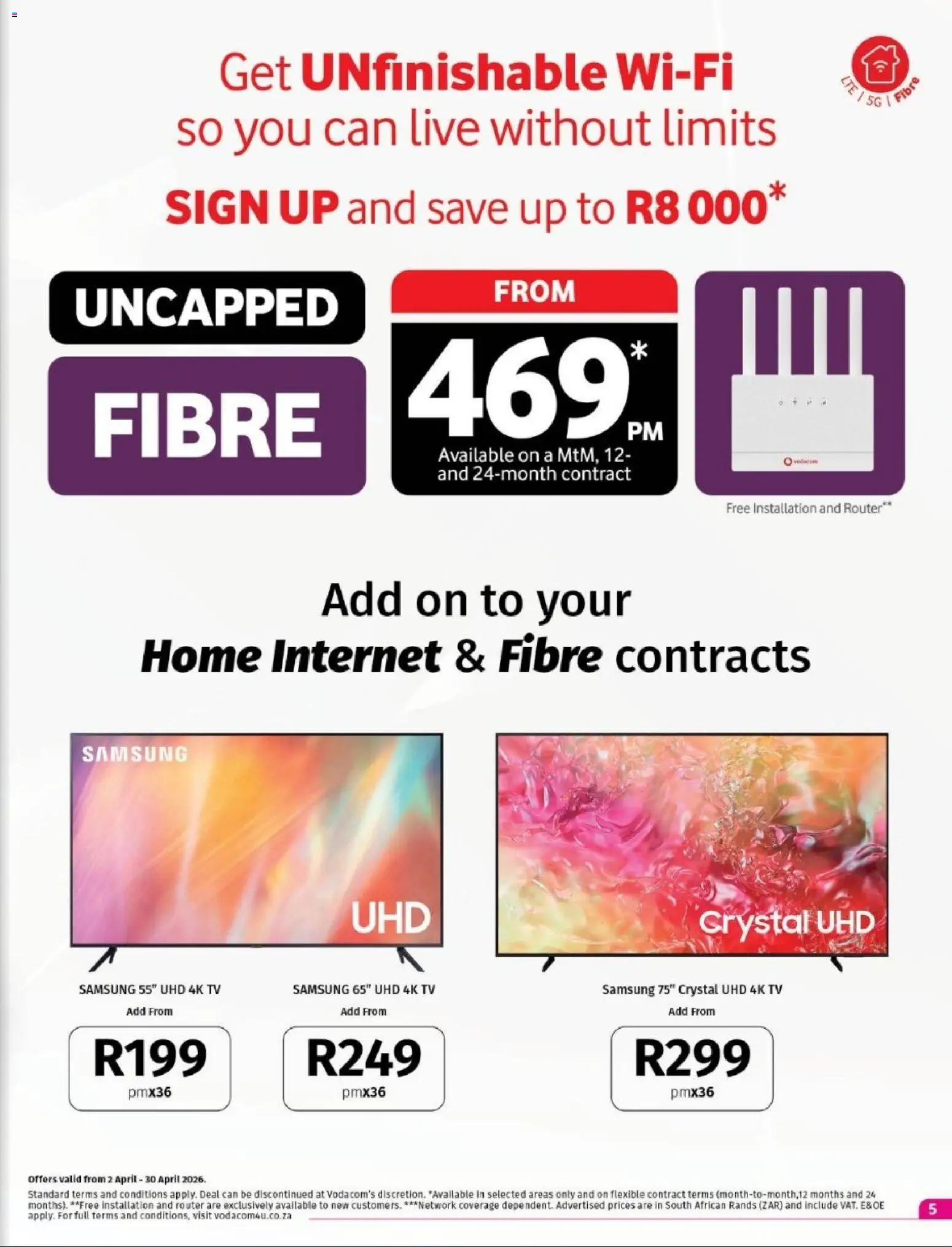 Vodacom Deals | 02/04/2026 | How to get a limited discount? Save today! | South Africa