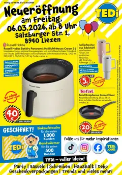 TEDi Neueröffnung Liezen ab 06.03.2026 gültig