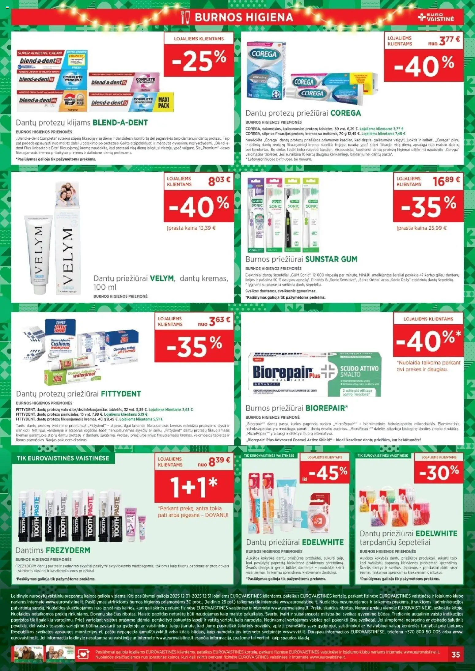EUROVAISTINĖ akcijos nuo 01.12.2025 | Puslapis: 35