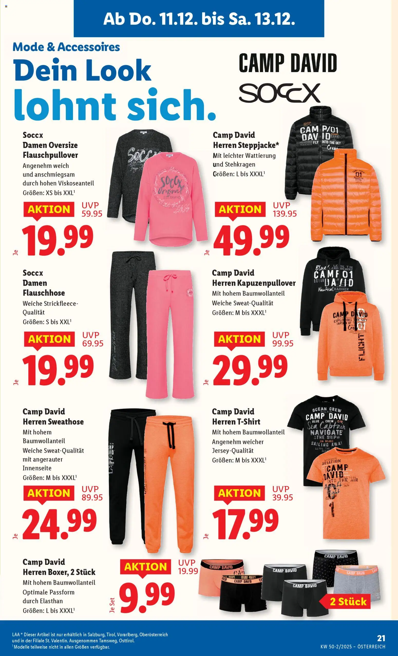 Lidl Flugblatt - Altenmarkt im Pongau, St. Johann im Pongau, Zell am See gültig ab 11.12.2025 | Seite: 23 | Produkte: Kapuzenpullover
