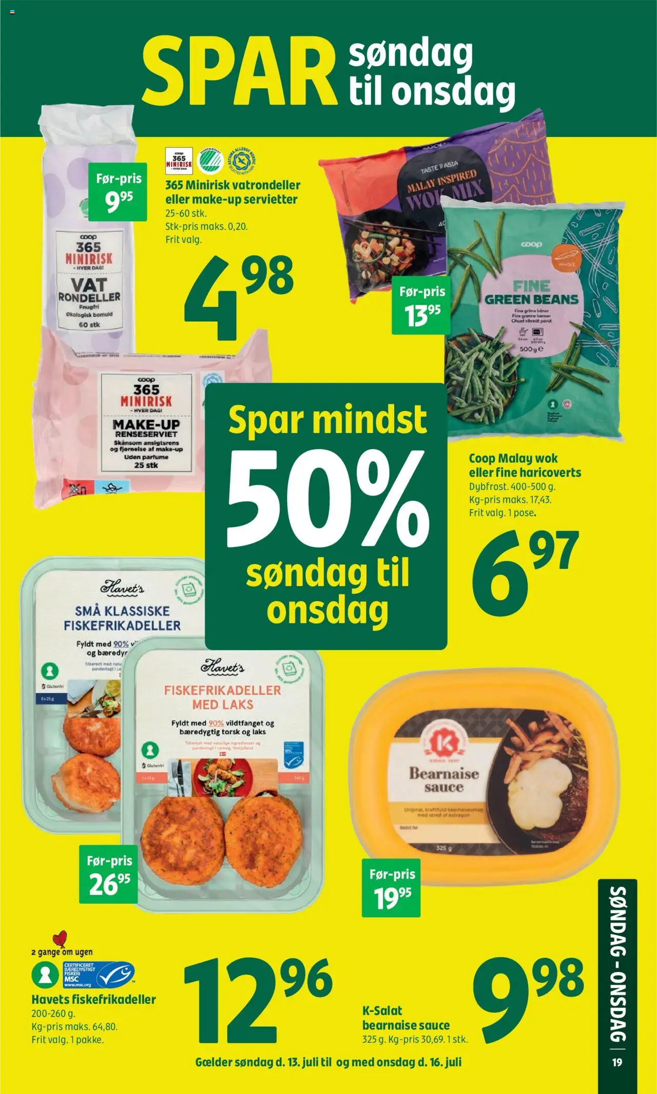 Coop 365 Tilbudsavis gyldig fra 10.07.2025 | Side: 4 | Produkter: Parfume, Makeup, Fiskefrikadeller, Torsk
