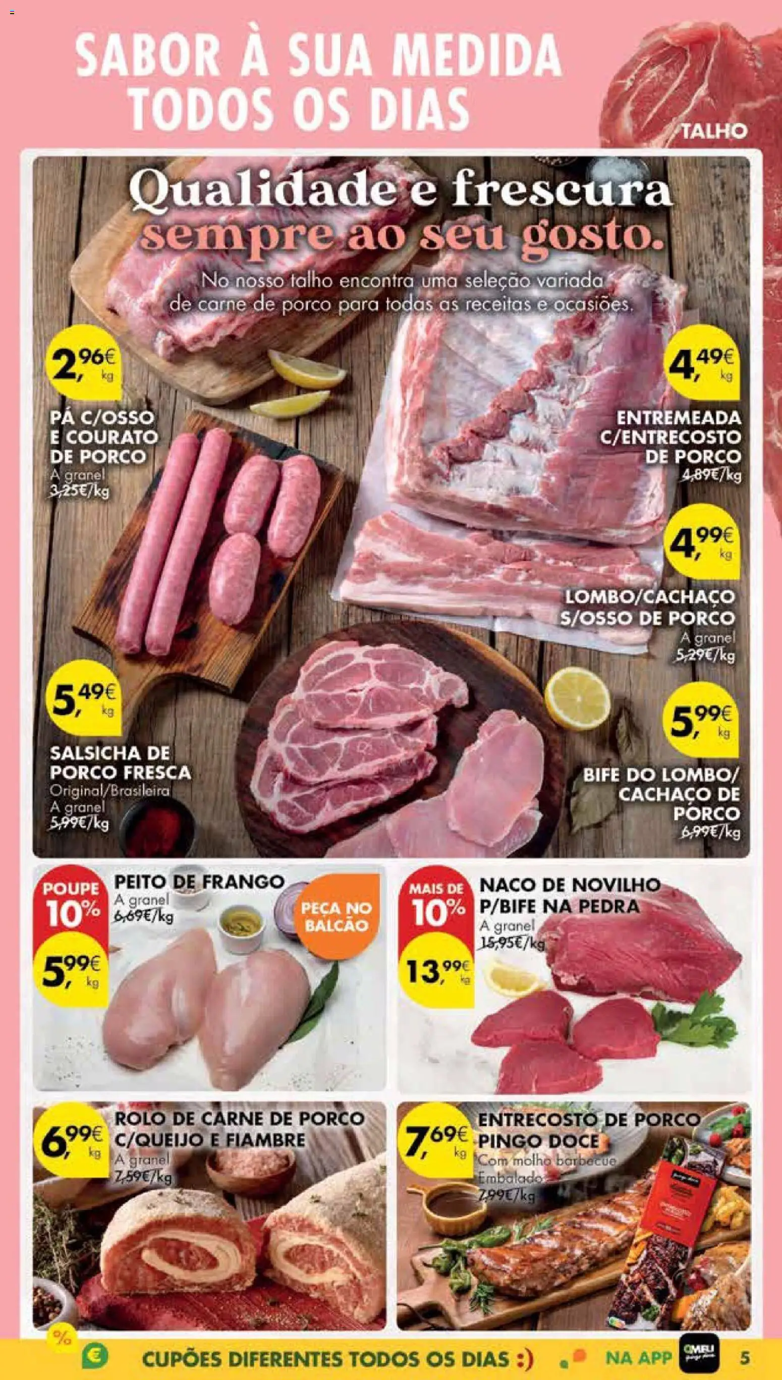 Pingo Doce Poupe Esta Semana Madeira │ válido de 27.01.2026 | Página: 5 | Produtos: Frango, Carne de porco, Carne, Pá