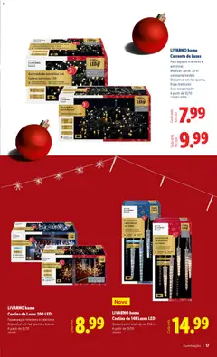 Pré-visualização LIVARNO home Cortina de Luzes 200 LED, Para espaços interiores e exteriores Disponível em: luz quente e branca A partir de 31/10 válido de 22.10.2025 | Página: 17 | Produtos: Cortina