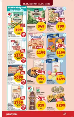 FAGYLAKOMA PULYKA CORDON BLEU, gyorsfagyasztott 1 kg - amely érvényes a következő dátumtól: 13.11.2025 | Oldal: 18