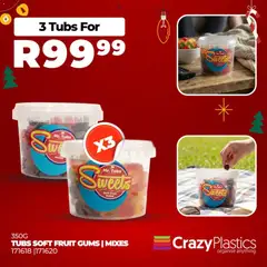 Crazy Plastics specials catalogue – valid from 12.12.2025 | Page: 5 | Products: Sweets, Fruit
