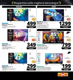 Anteprima del volantino Comet - Black Friday valido a partire dal 13.11.2025 | Pagina: 31 | Prodotti: smart TV, TV, Video, Cuffie