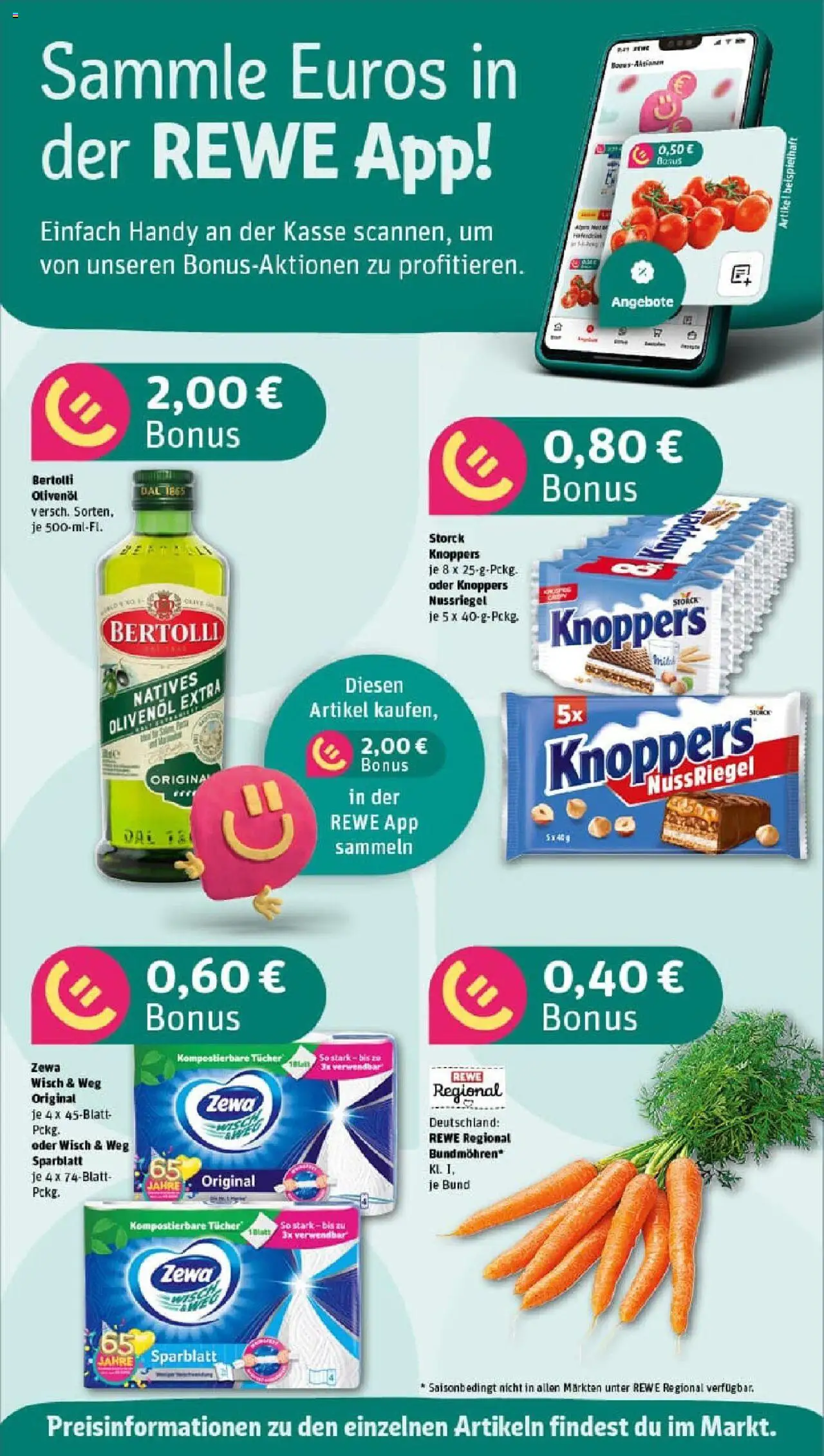 Rewe prospekt Wolfschlugen	 - gültig ab dem 11.08.2025 | Seite: 2 | Produkte: Olivenol, Zewa, Haferdrink, Knoppers