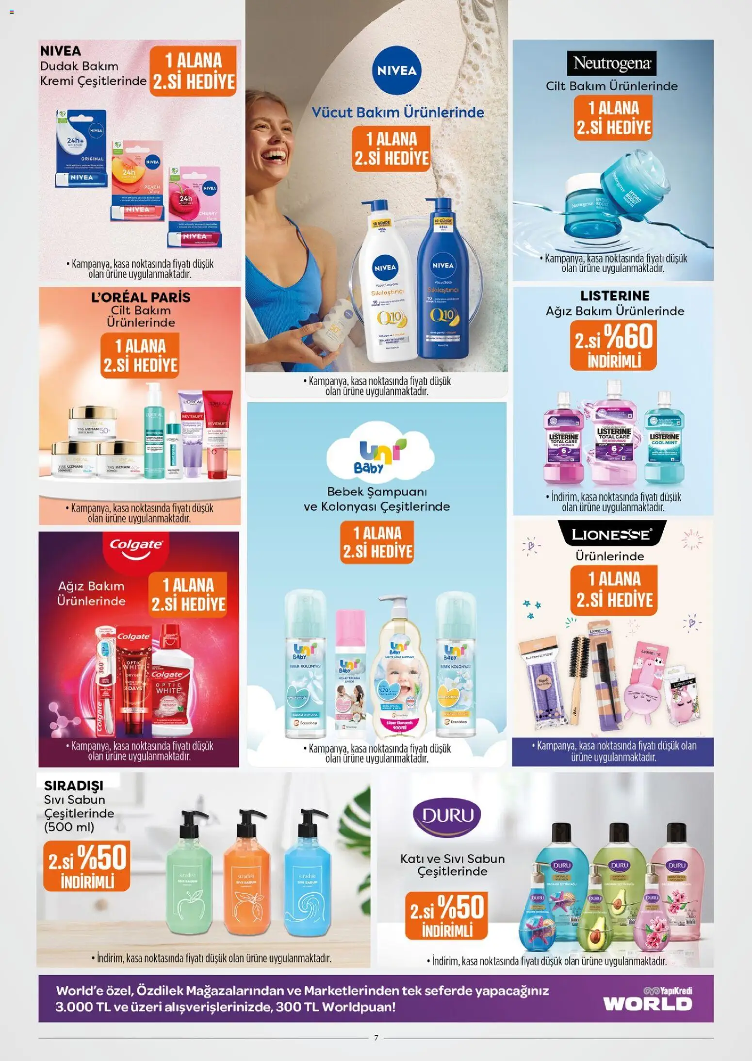 Özdilek Katalog - 02.01.2026 tarihinden itibaren geçerlidir | Sayfa: 7 | Ürünler: Sabun, Kasa