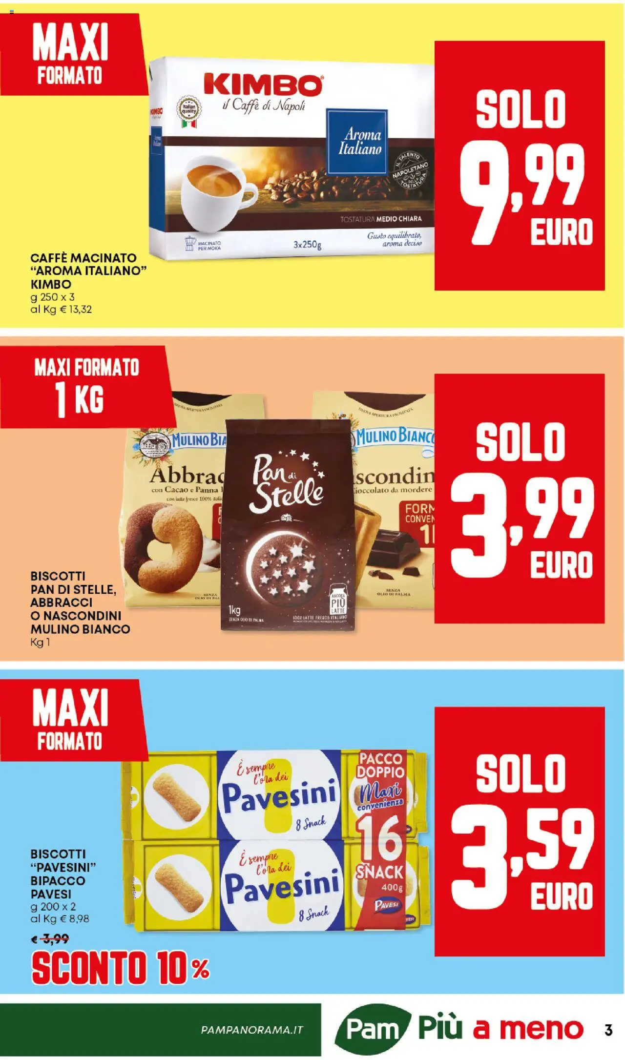 Volantino Panorama del 09.10.2025 | Pagina: 3 | Prodotti: Cioccolato, Panna, Olio, Macinato