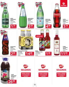 Selgros cash&carry Gazetka - Oferta dla gastronomii od 17.07.2025 | Strona: 13 | Produkty: Syrop, Pepsi, Grenadina, Woda