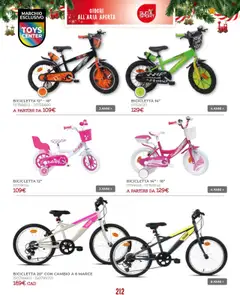Anteprima del volantino Toys Center Natale catalogo valido a partire dal 17.10.2025 | Pagina: 214 | Prodotti: Bicicletta