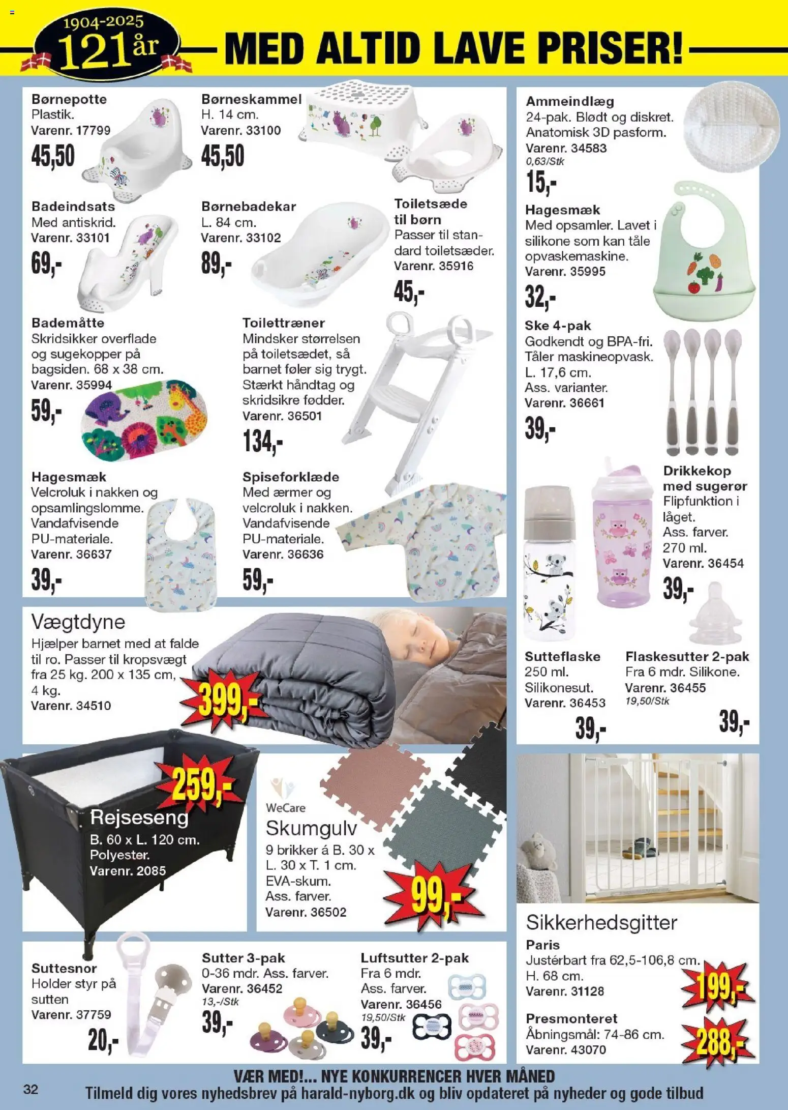Harald Nyborg tilbudsavis – gyldig fra 30.10.2025 | Side: 38 | Produkter: Søm, Bademåtte