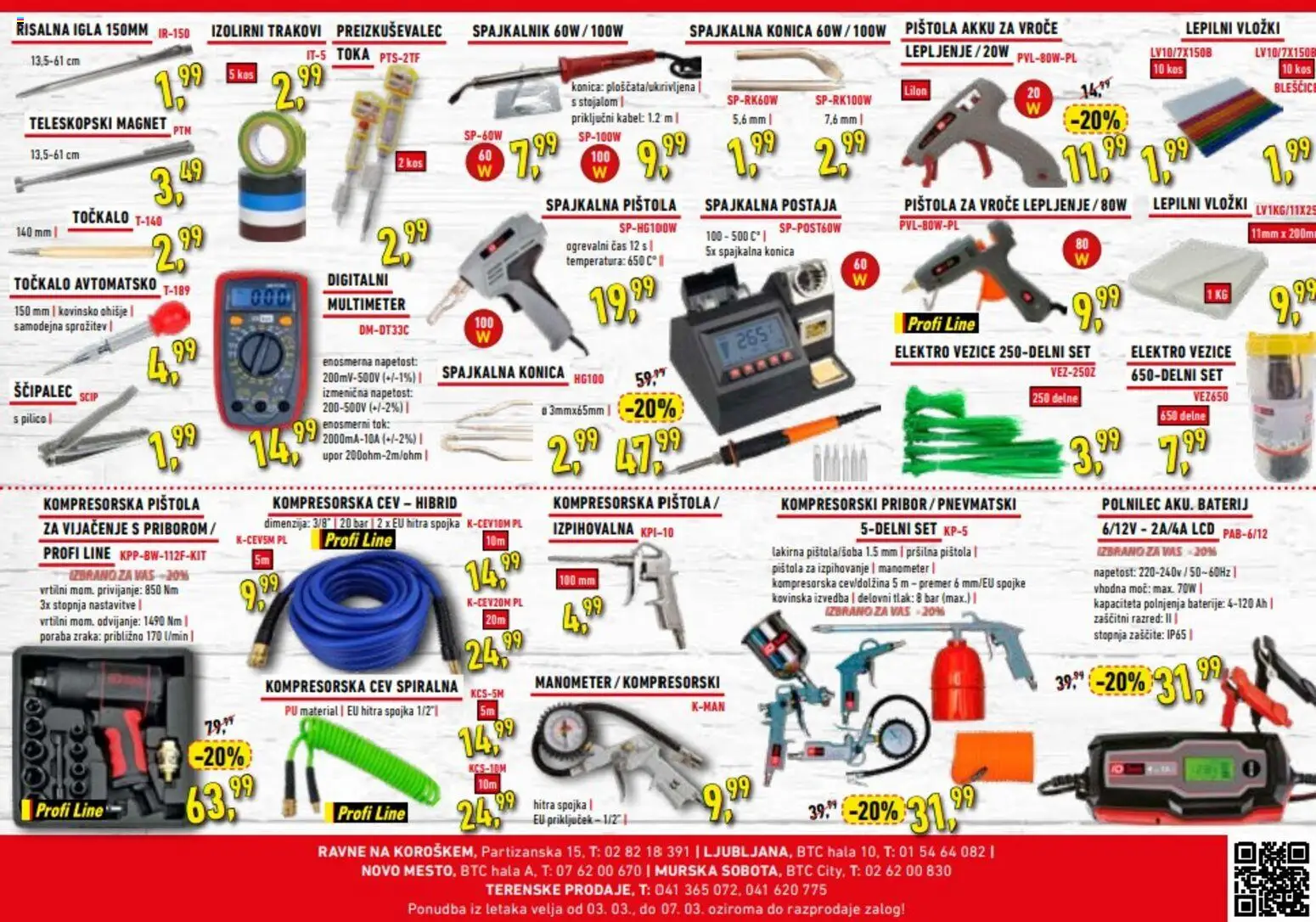 Novi Inter Diskont katalog ponudbe – veljaven od 03.03.2026 | Stran: 2 | Izdelki: Kabel, Vložki, Baterije, Kos