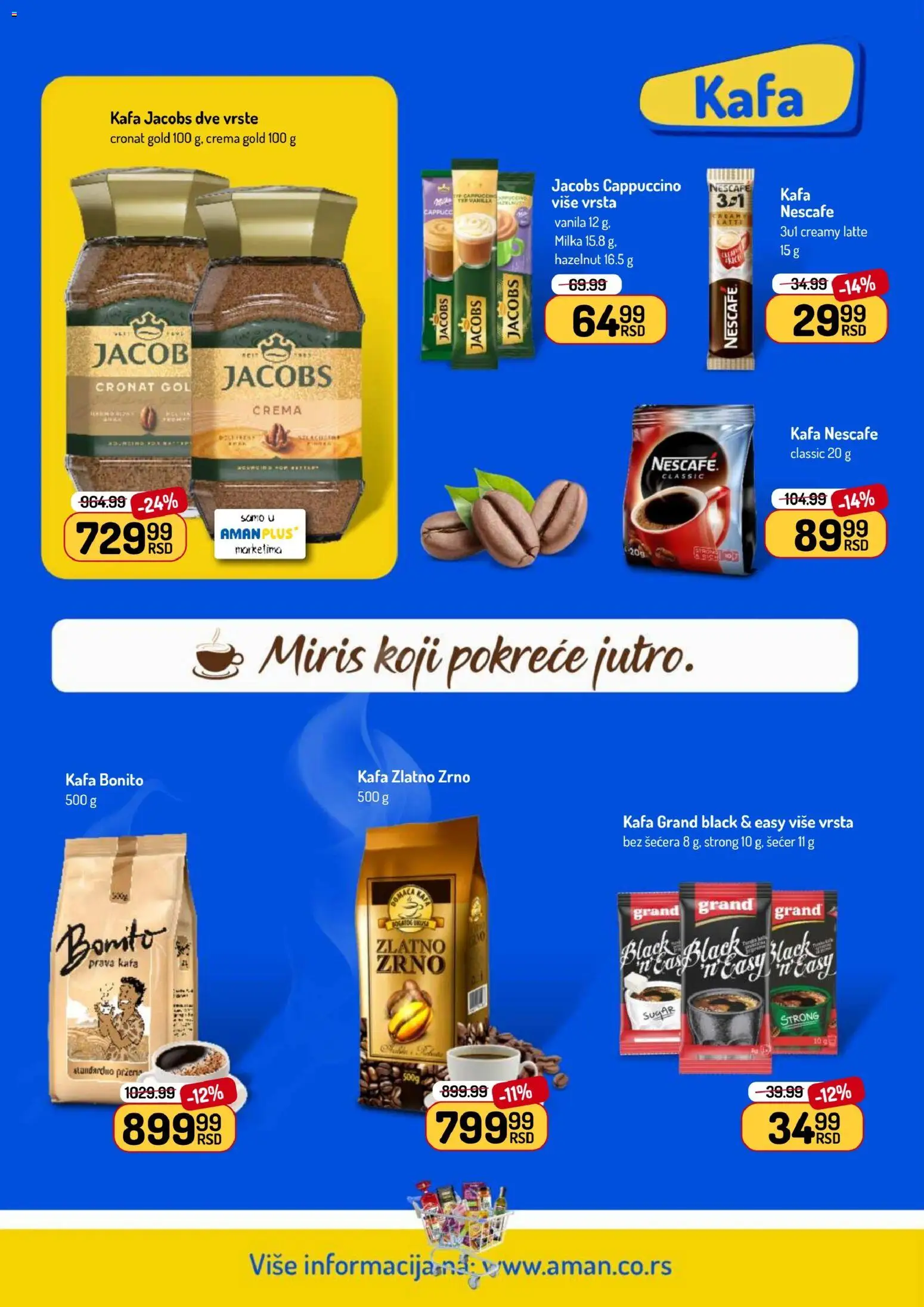 Aman katalog - važi od 16.03.2026 | Strana: 32 | Proizvode: Milka, Šećer, Kafa, Nescafé