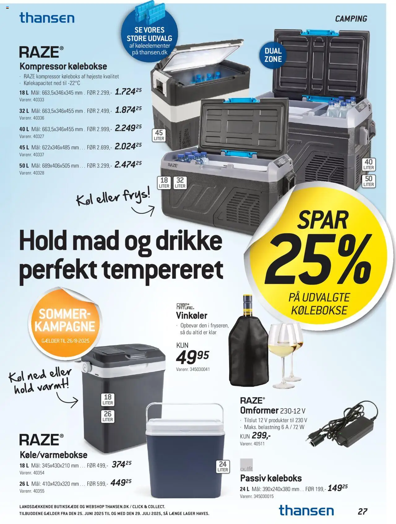 Thansen Tilbudsavis gyldig fra 25.06.2025 | Side: 27