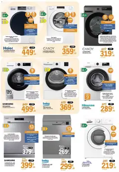 Vista previa E.Leclerc folleto válido desde el 07.01.2026 | Página: 3 | Productos: Lavadora, Secadora, Lavavajillas, Cesta