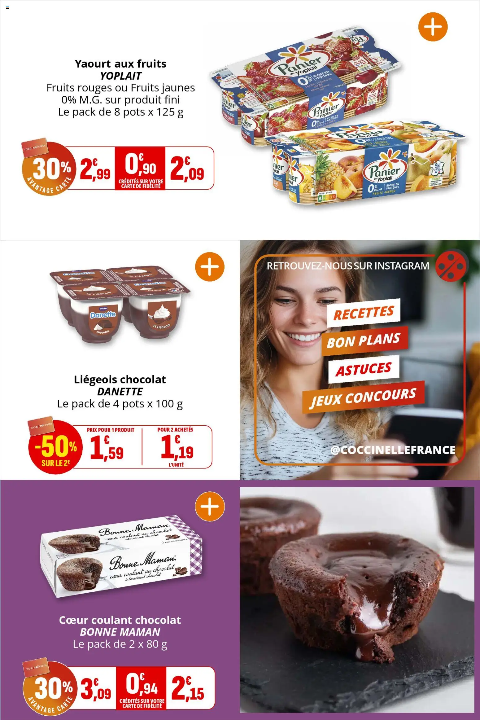 {H1} | Page: 20 | Produits: Panier, Yaourt, Chocolat, Jeux