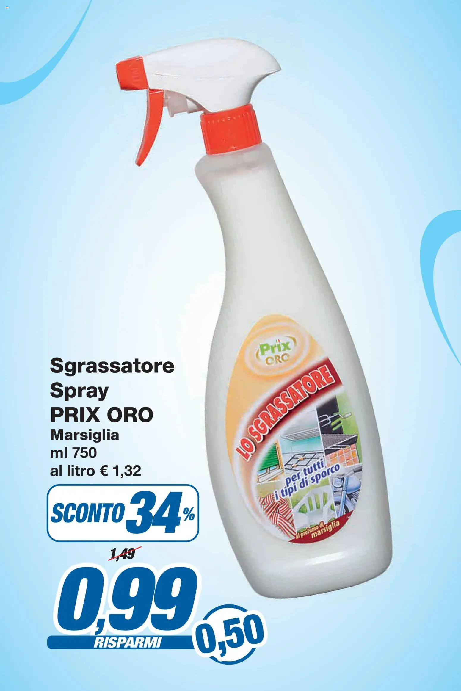 Volantino Prix del 16.03.2026 | Pagina: 18 | Prodotti: Sgrassatore, Profumo