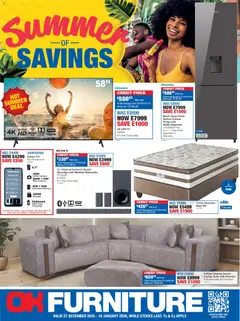 OK Furniture specials catalogue – valid from 27.12.2025