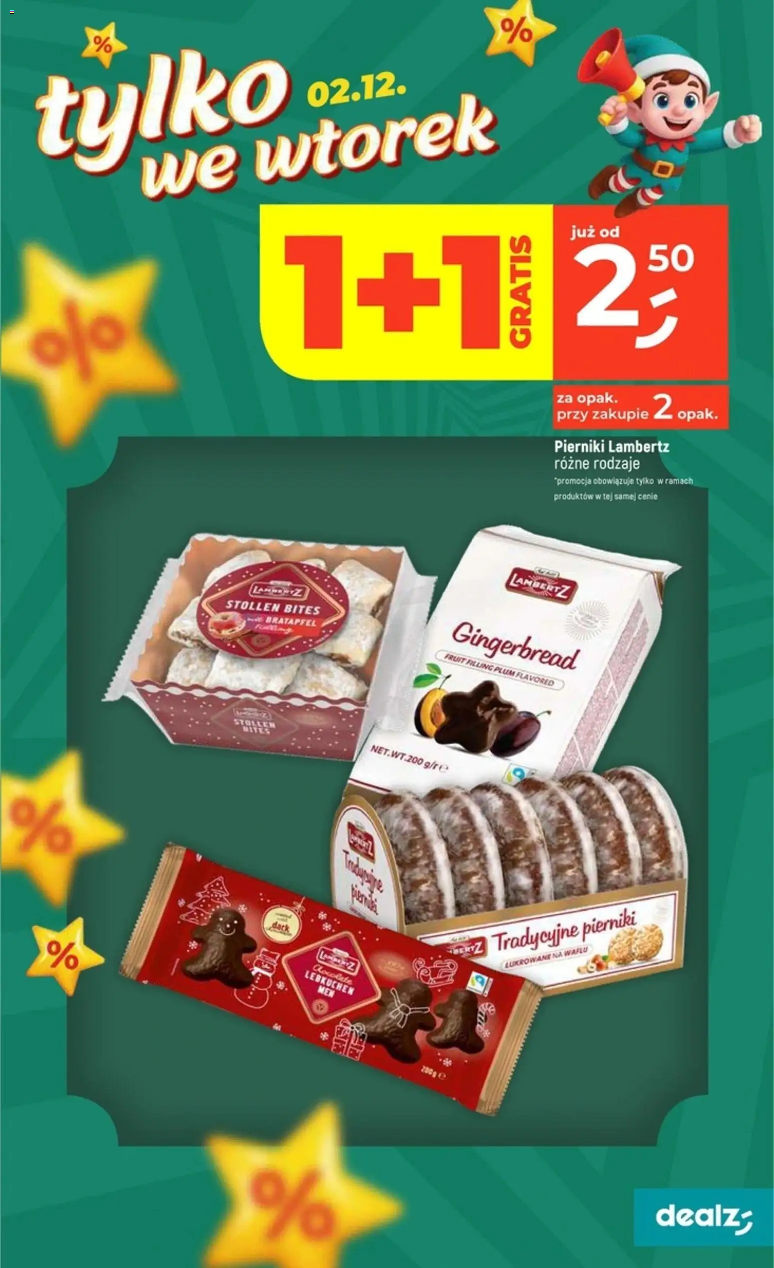 Dealz Gazetka - Kalendarz adwentowy od 01.12.2025 | Strona: 3 | Produkty: Pierniki