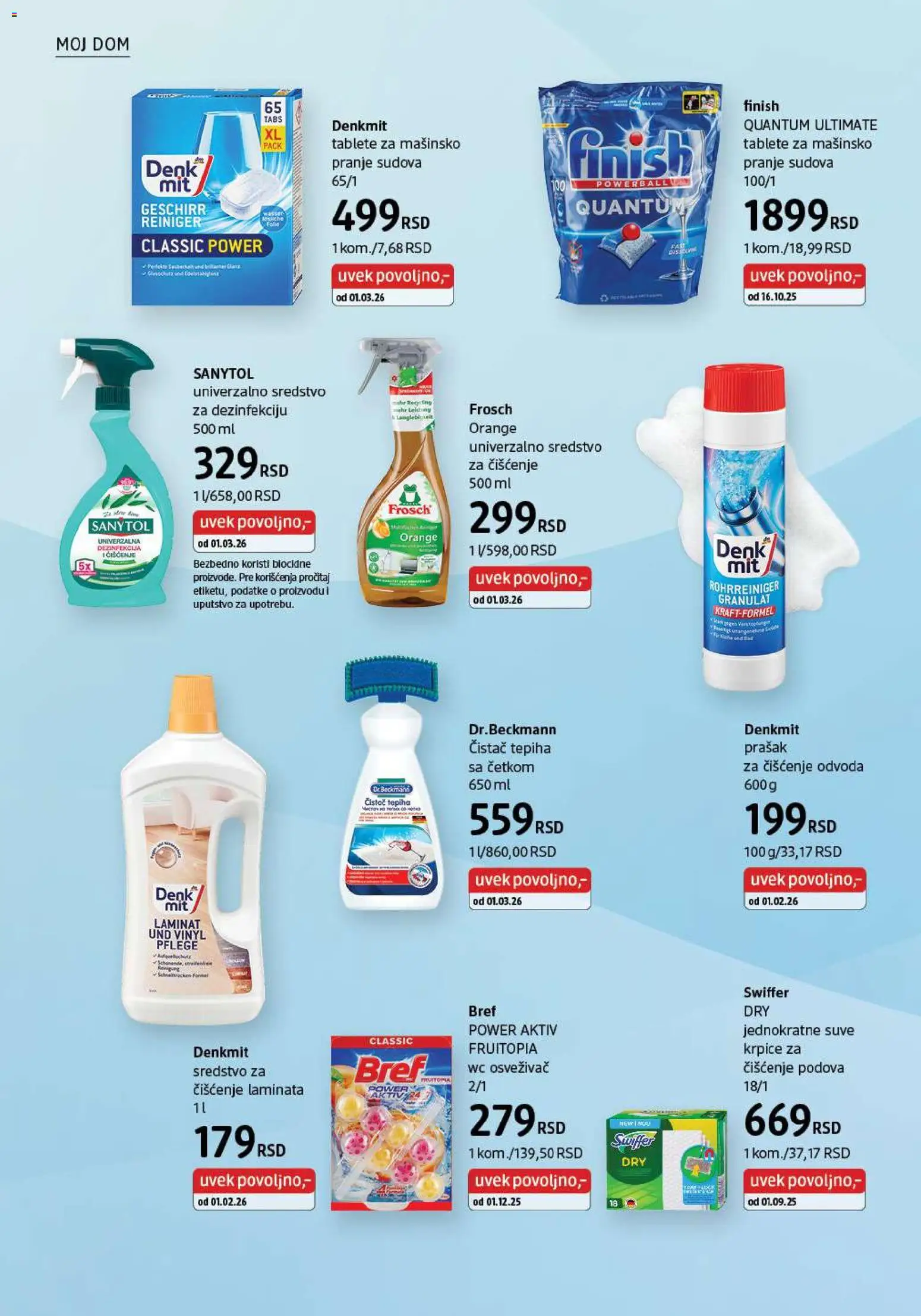 DM Drogerie katalog - važi od 01.03.2026 | Strana: 38 | Proizvode: Bref, Finish, Wc, Sanytol