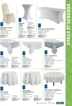 Pogląd oferty "Makro Gazetka - Meble i grille" - ważna od 01.01.2025 | Strona: 25 | Produkty: Stół, Krzesło