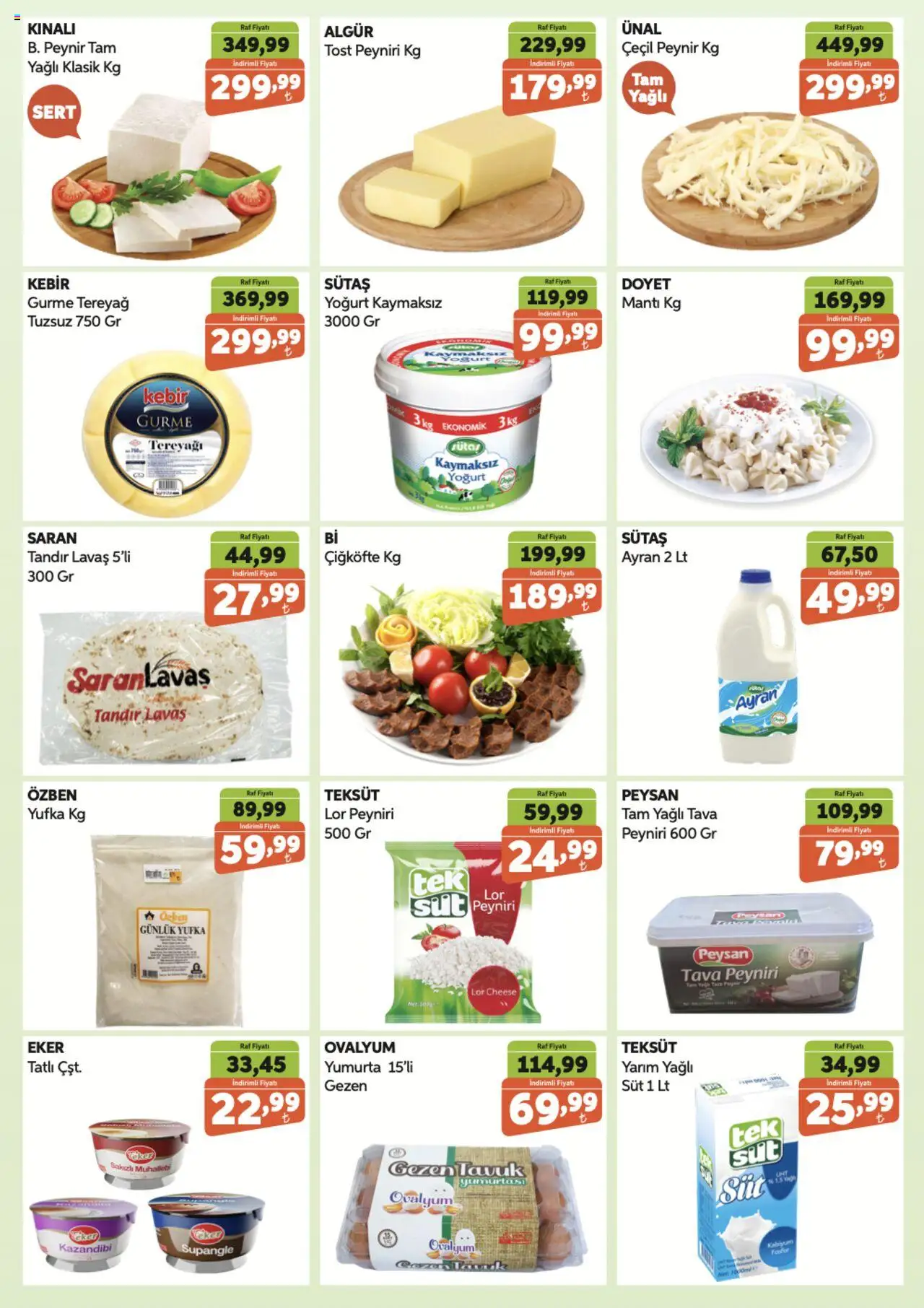 Biçen Market Katalog - 13.06.2025 tarihinden itibaren geçerlidir | Sayfa: 2 | Ürünler: Süt, Peynir, Yoğurt, Yumurta