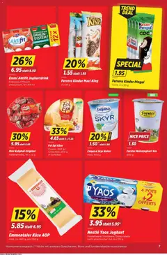 Nestlé Yaos Joghurt, Heidelbeere/Himbeere/Stracciatella nach griechischer Art, 6 x 125 g ab 28.10.2025 gültig | Seite: 7