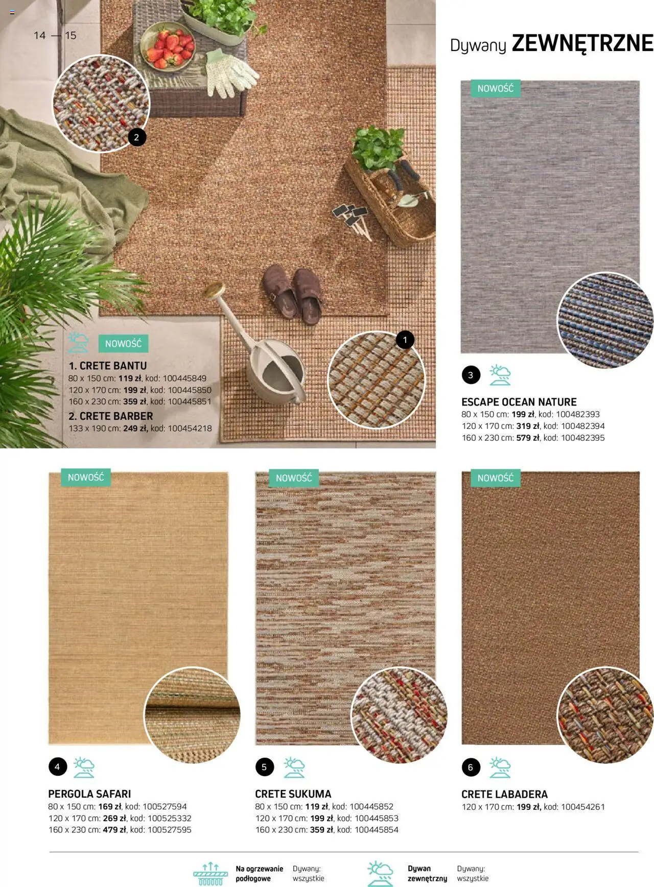 Komfort Gazetka - Katalog Dywanów od 15.03.2025 | Strona: 14 | Produkty: Dywan, Dywany
