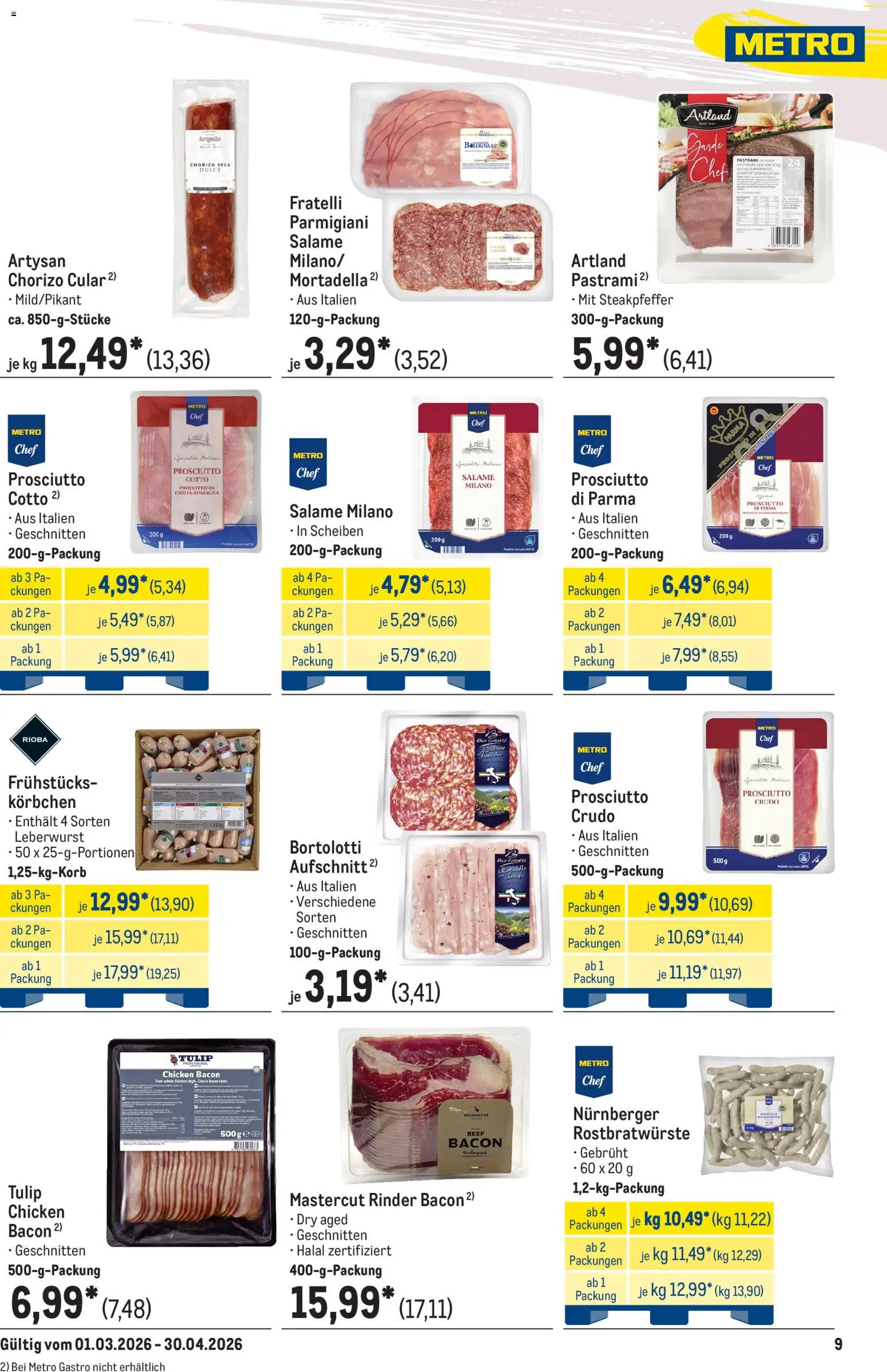 Metro Saisonkatalog Frühlings-Genuss – gültig ab 01.03.2026 | Seite: 9