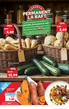 Ofertele Kaufland valabile de la 01.04.2026 | Pagină: 7 | Produse: Press Kemik, Raft, Țelină, Cartofi