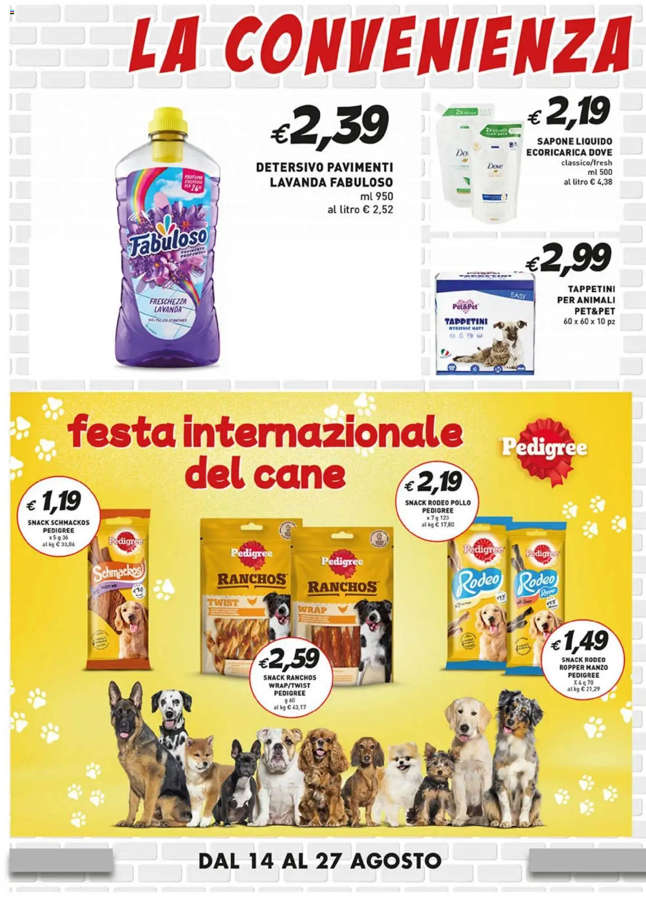 Volantino Coal del 14.08.2025 | Pagina: 6 | Prodotti: Sapone, Manzo, Pavimento, Lavanda