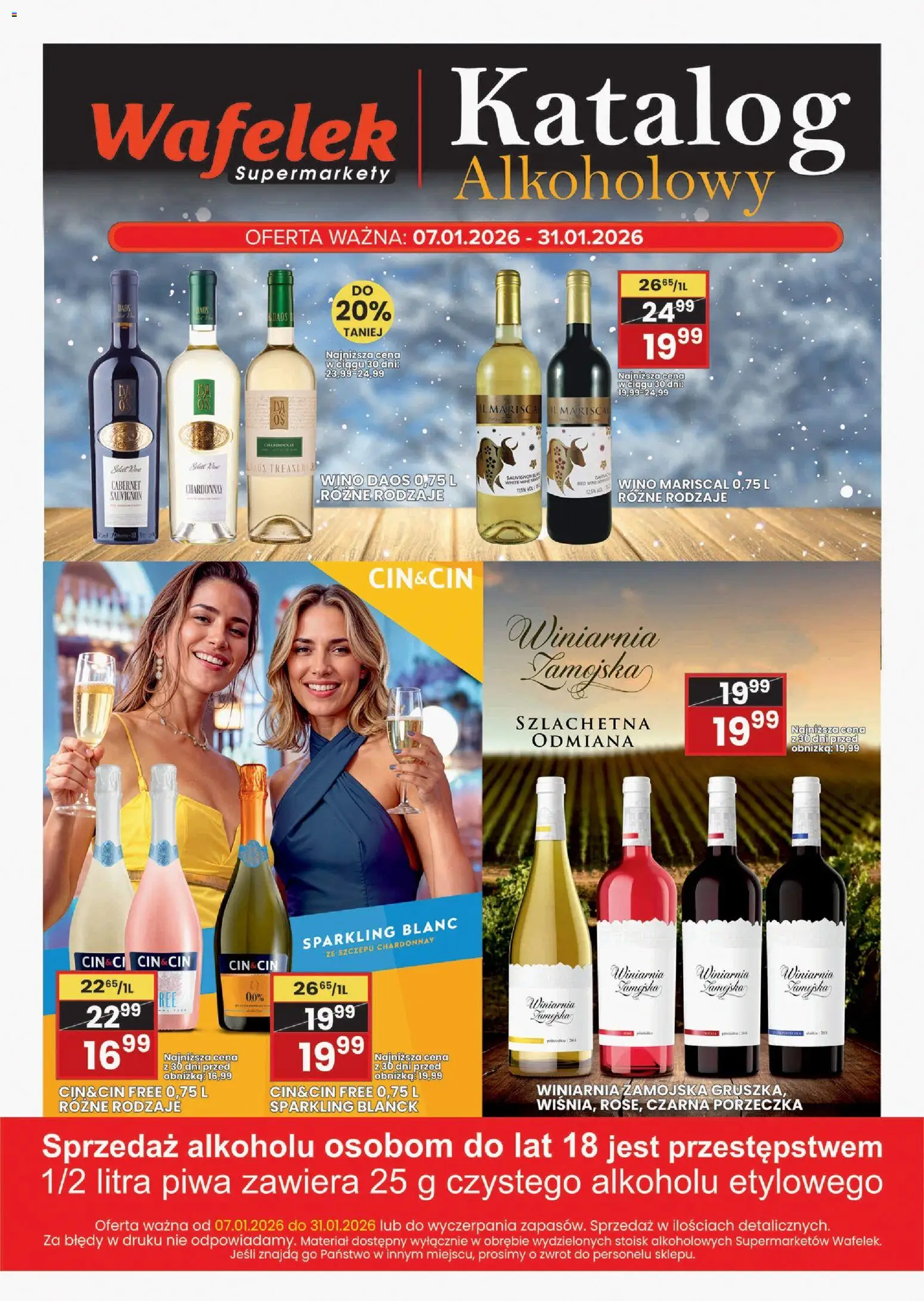 Wafelek Gazetka alkoholowa od 07.01.2026 | Strona: 4 | Produkty: Chardonnay, Winiarnia, Winiarnia Zamojska, Wino