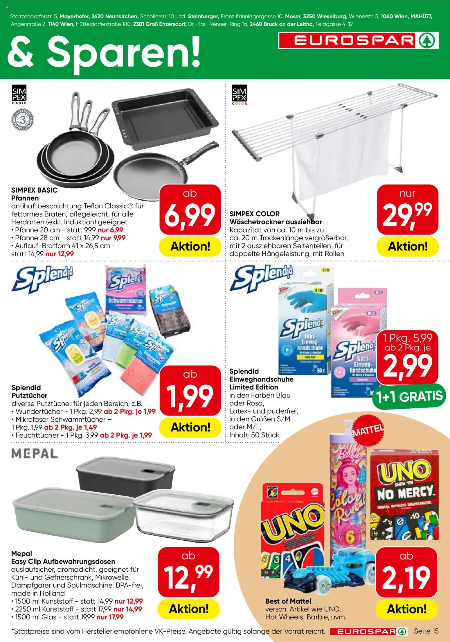 Eurospar Flugblatt gültig ab 12.03.2026 | Seite: 15